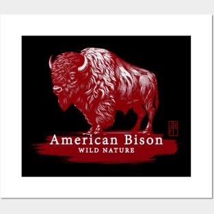 American Bison - WILD NATURE - BISON -17 Posters and Art